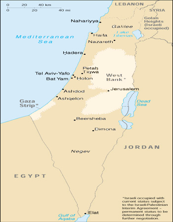 [Country map of Palestine